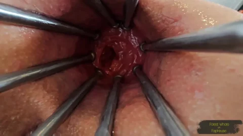 Extreme Anal Games in Bathroom