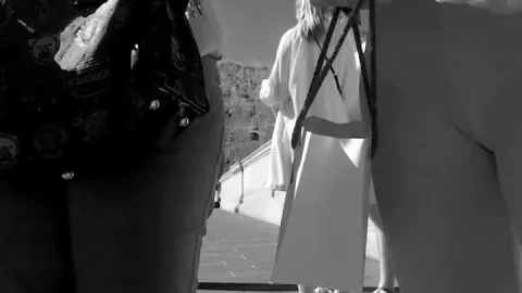Voyeur Spying on Young Looking Girls Upskirt