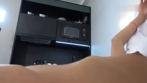 18yo Stepdaughter Mindy Surprised With Creampie