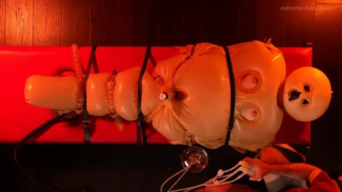 Anna Latex Inflatable Sack Bondage & Face Sitting