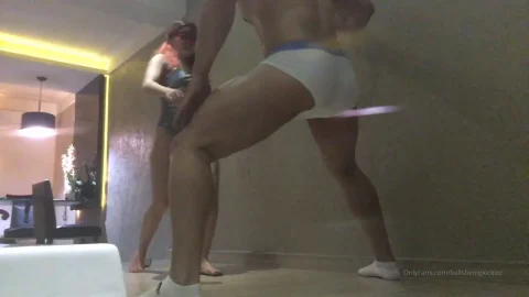 Intense Ballbusting BDSM Scene With Painful Pressure