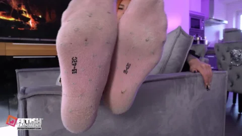 Princess Melody Licks Dirty Stinky Socks
