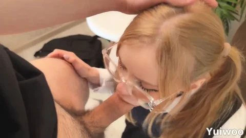 Cheeky Schoolgirl Punished With Cum On Face For Being Late